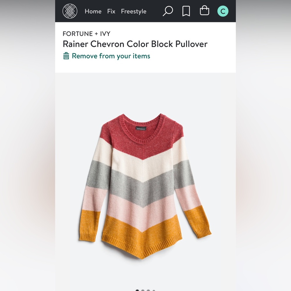 Fortune + Ivy sweater